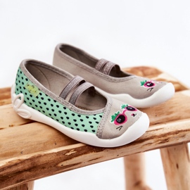 BEFADO S.A. Ballerina Befado Kittenin tossut 116X304 Vihreä-harmaa 1