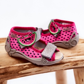 BEFADO S.A. Sandaalit Velcro Watermelon Befado 342P045 Pink vaaleanpunainen 1