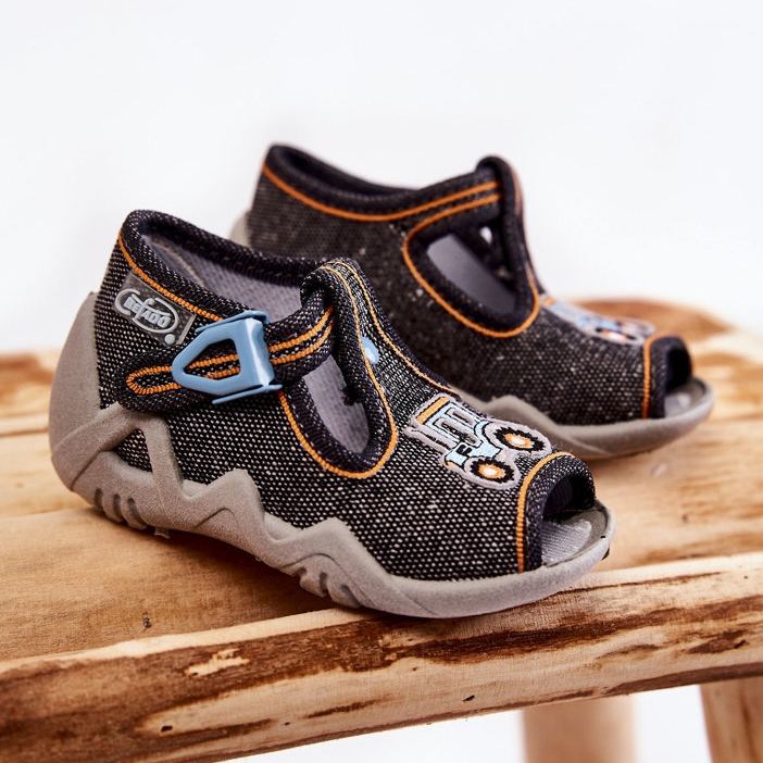 BEFADO S.A. Lasten sandaalit Papcie Befado Tractor 217P111 Tummanharmaa 1