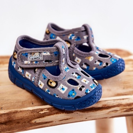 BEFADO S.A. Kengät Tossut Befado Animals 533P020 Harmaa sininen 1