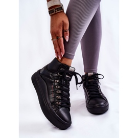 Cross Jeans Naisten High Tennarit Cross Farkut KK2R4029C Musta 1