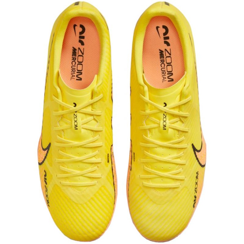 Nike Zoom Mercurial Vapor 15 Academy Tf M DJ5635 780 jalkapallokenkä keltainen keltaiset 1