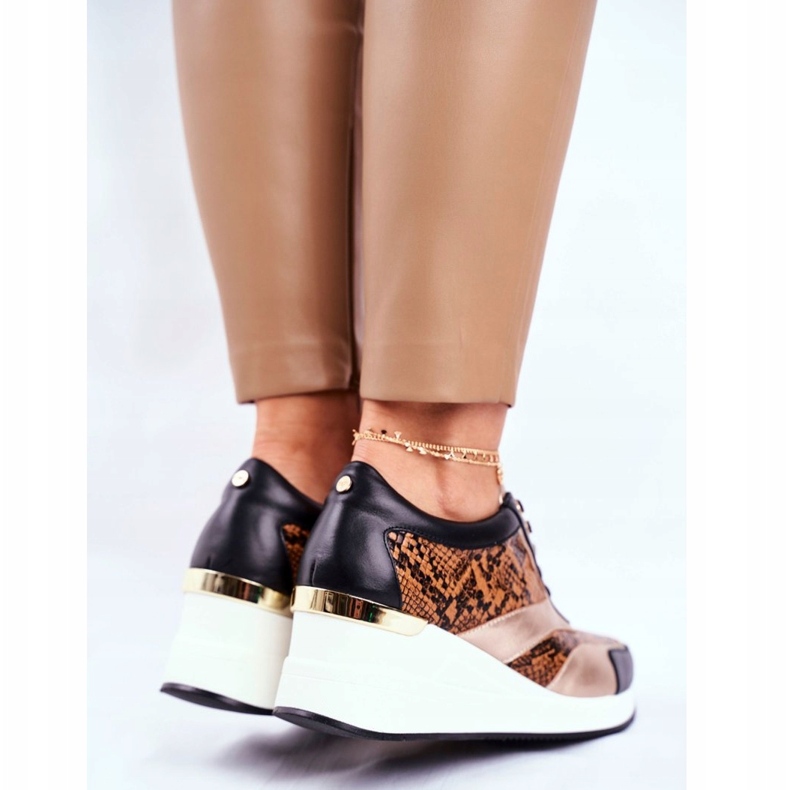 GOE Naisten urheilukengät Lenkkarit Musta Nahka GG2N3044 3