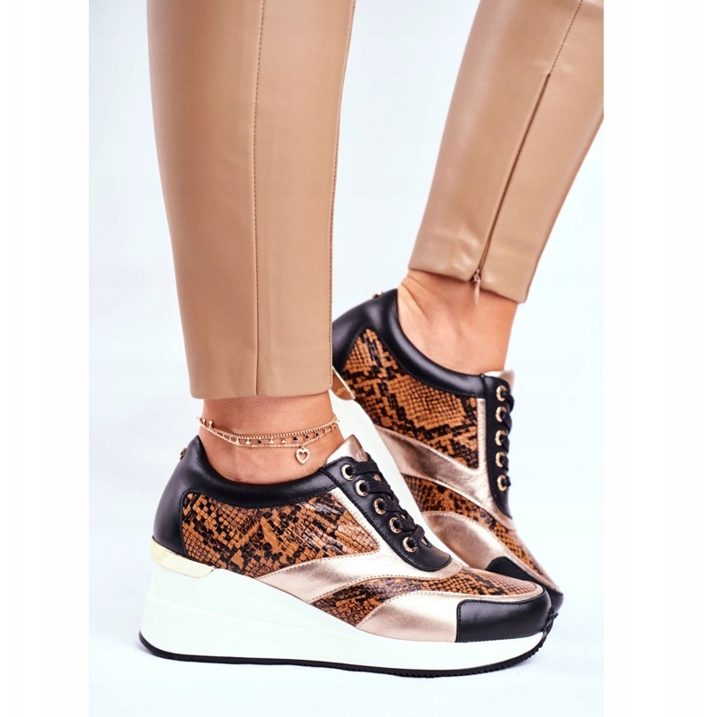 GOE Naisten urheilukengät Lenkkarit Musta Nahka GG2N3044 2