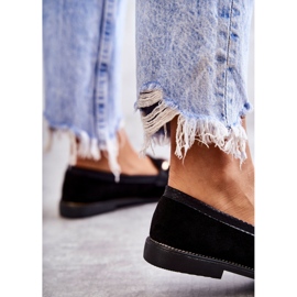 FB2 Naisten mokkanahkahousut, joissa on ketju mustat kynnet 2