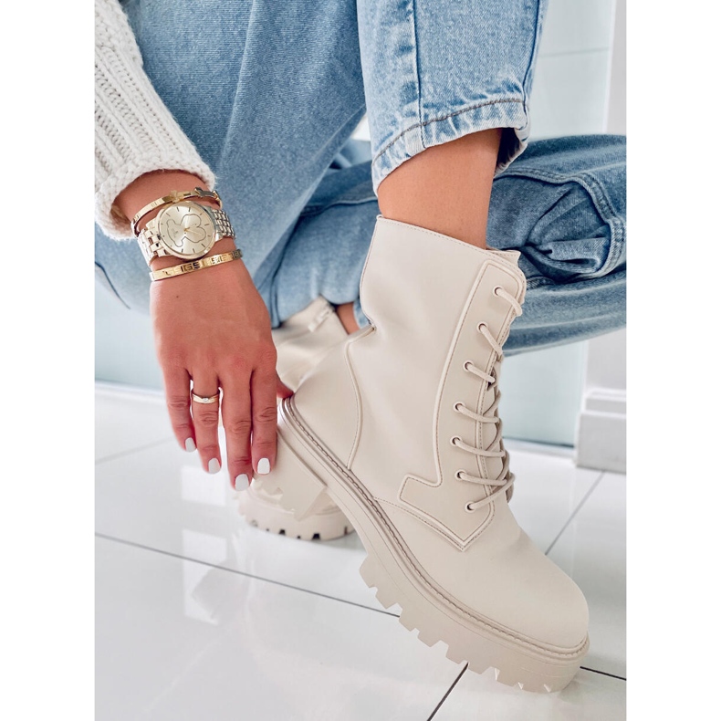 BM Nauhakengät Tamar Beige 2