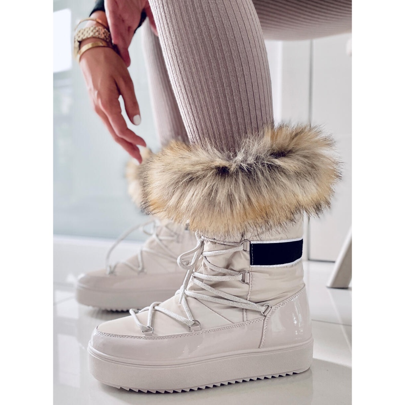 PA1 Amerie naisten lumikengät beige 2