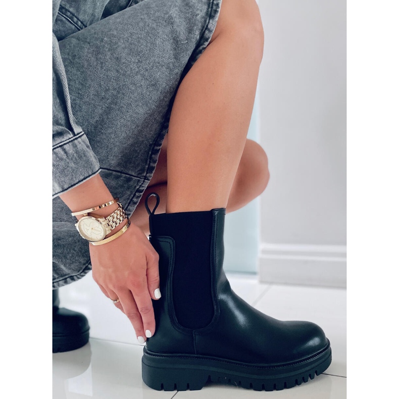 BM High Chelsean saappaat Earth Black musta 2