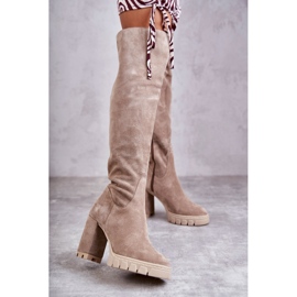 PA2 Muodikkaat mokkanahkabeiget muskettisaappaat Estrela 1