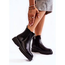 PG1 Muodikkaat lämpimät saappaat Mustat Madeleine Jodhpur -saappaat 1