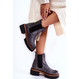 Nahkasaappaat Workers Maciejka Grey 05312-03 harmaa 2