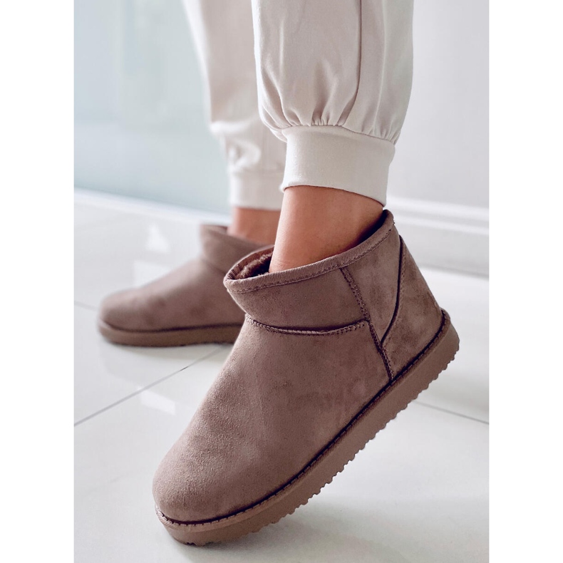 PA1 Aliana Khakin Emusy-lyhyet lumisaappaat beige 1