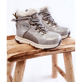 Lasten eristetyt saappaat vetoketjulla Big Star KK374178 hopea 1