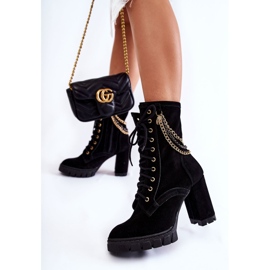 Mokkanahkasaappaat Lewski Shoes 3244 / G Musta 2