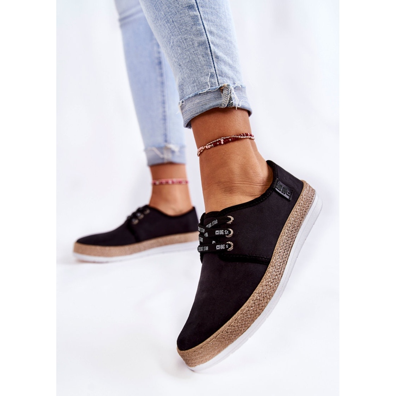 Naisten matalat lenkkarit Memory Foam System Big Star KK276004 musta 2