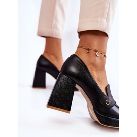 Lewski Shoes Nahkapumput Lewski-kengät 3195/2 musta 2