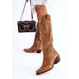 Naisten korkokengät Lewski Shoes 3235 beige 2