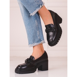 Naisten mustat Vinceza-korkokengät 1