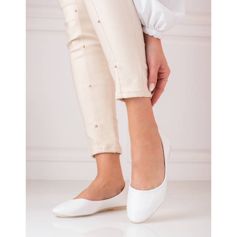 Klassiset beigenväriset Shelovet naisten balerinat 1