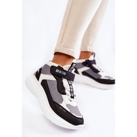 Naisten urheilukengät Memory Foam System Big Star KK274405 valkoinen 1