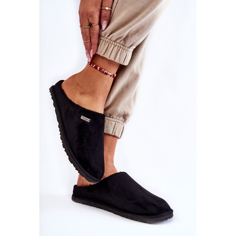 Lämpimät kotitossut Inblu CS-34-014 Musta 2