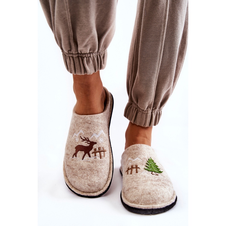 Kotimaiset tossut Big Star KK276016 Beige 2