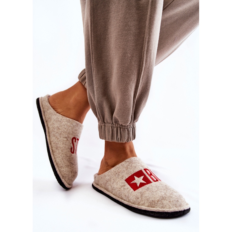 Kotimaiset tossut Big Star KK276021 Beige 2