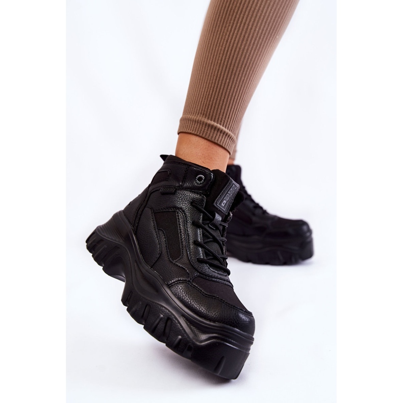 Muodikkaat saappaat Memory Foam Big Star KK274371 musta 2