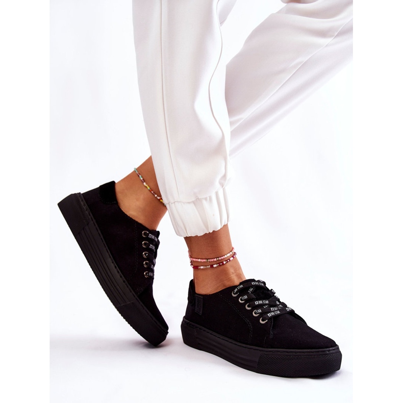 Naisten lenkkarit Memory Foam System Big Star KK276001 musta 2