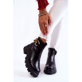 Lämpimät Saappaat Työntekijät Koristeella Laura Messi 2500 Musta 1