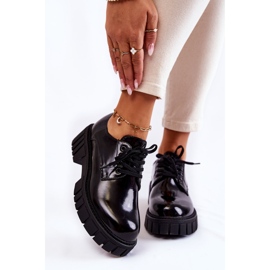 Muodikkaat lakatut kengät La.Fi 210013B-NL Musta 1