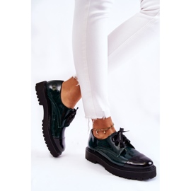 Lakatut nauhakengät Laura Messi 2441 Vihreä 2