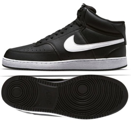 Nike Court Vision Mid Next Nature DN3577 001 -kengät musta 1