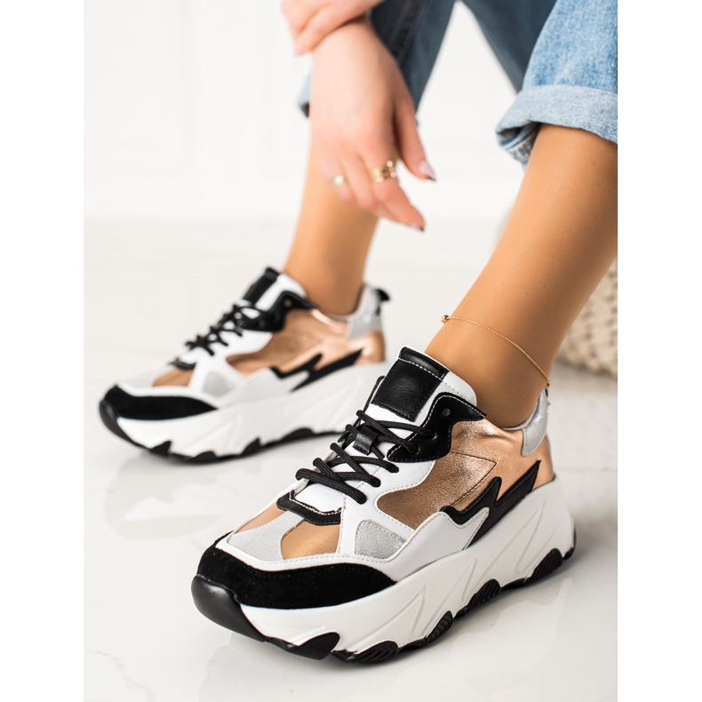 W. Potocki Muoti Potocki-lenkkarit monivärinen kultainen 1