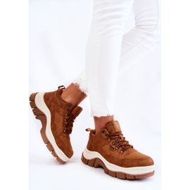 Naisten vaelluskengät Trappers Memory Foam Big Star KK274362 Ruskea 2