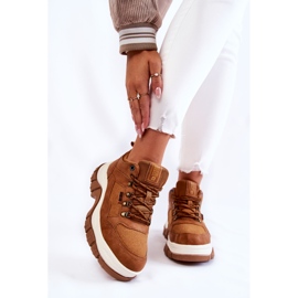 Naisten vaelluskengät Trappers Memory Foam Big Star KK274362 Ruskea 1