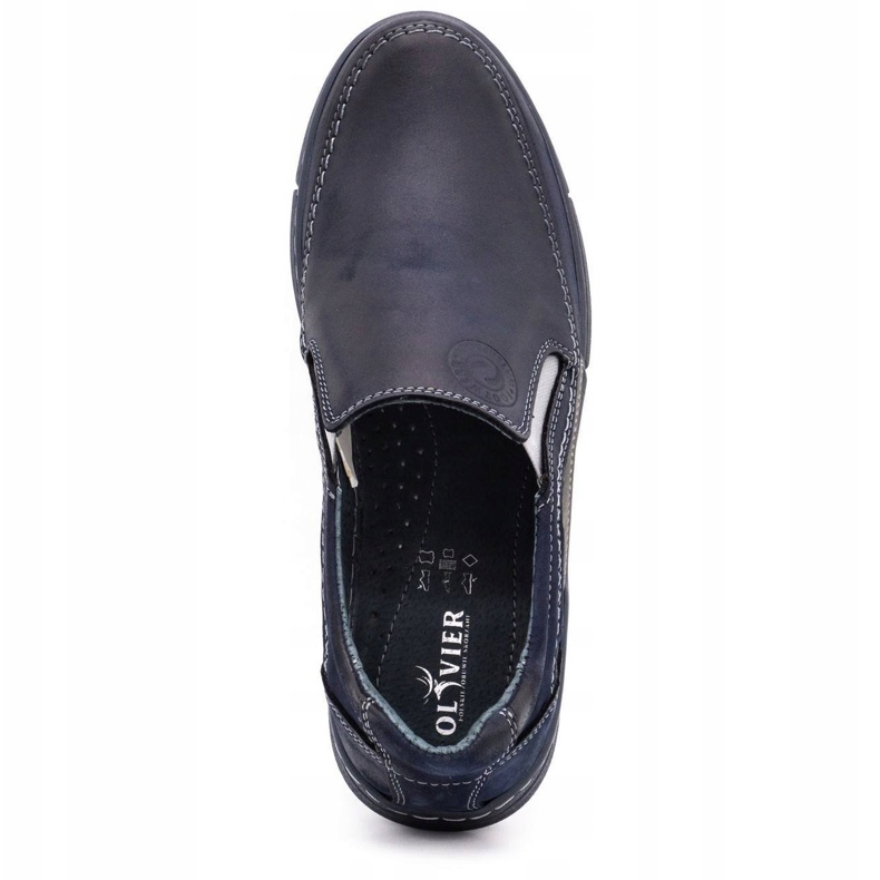Olivier Miesten mokasiinikengät 283GT, tummansininen 4