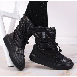 Lumikengät metalliset, päälleslip-on mustat Big Star KK274193 1