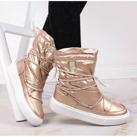 Lumikengät metalliset, eristetty kultainen Big Star KK274194 1