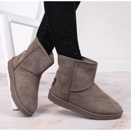 News Naisten eskimo-saappaat, mokkaeristetyt UUTISET ruskea 1