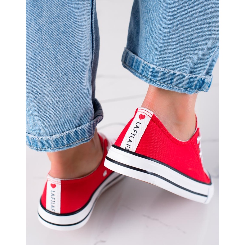 Klassiset LA.FI lenkkarit punainen 1