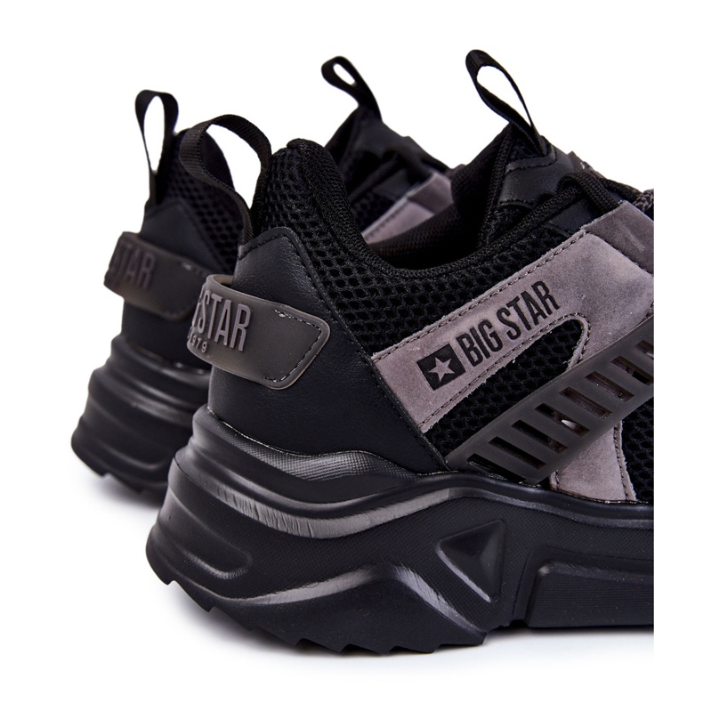 Vaaleat miesten urheilukengät Big Star KK174054 musta 2