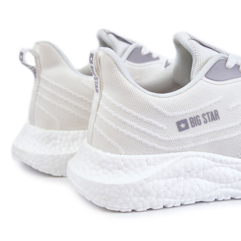 Vaaleat miesten urheilukengät Big Star KK174017 Valkoinen 1