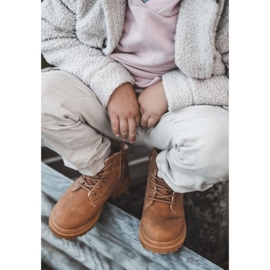 Lasten lämpimät saappaat Camel Cheddy ruskea 1