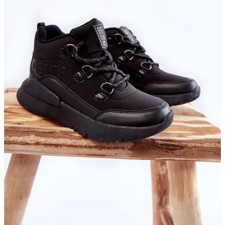 Lasten saappaat Memory Foam Big Star KK374119 musta 1