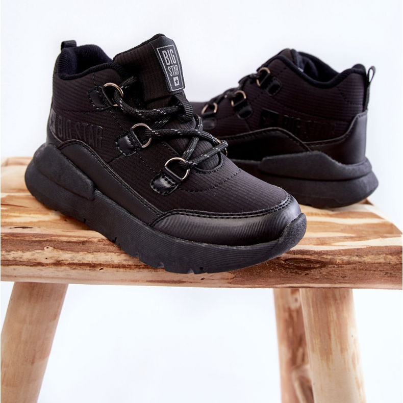 Lasten saappaat Memory Foam Big Star KK374119 musta 2