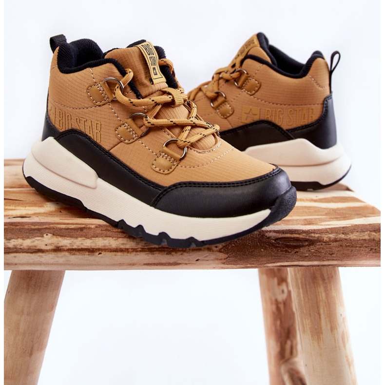 Lasten saapikkaat Memory Foam Big Star KK374118 Camel ruskea 2