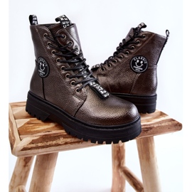 Lasten lämpimät saappaat Trappers Tummanharmaa Conley ruskea 2