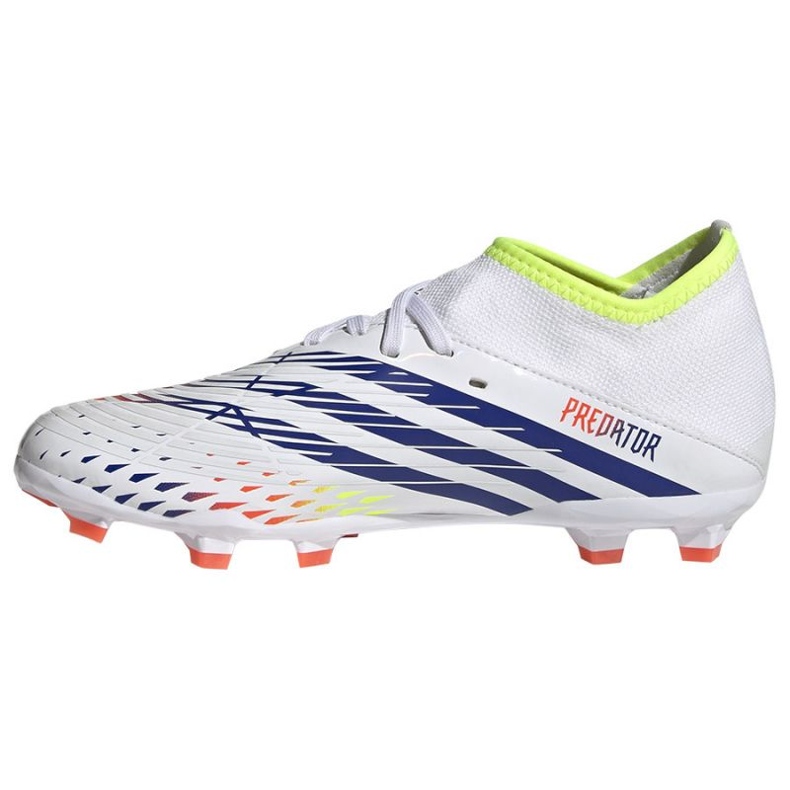 Adidas Predator Edge.3 Fg Jr GW0981 jalkapallokengät valkoinen valkoinen 1