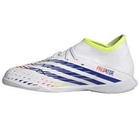 Adidas Predator Edge.3 In Jr GV8509 jalkapallokengät valkoinen valkoinen 1